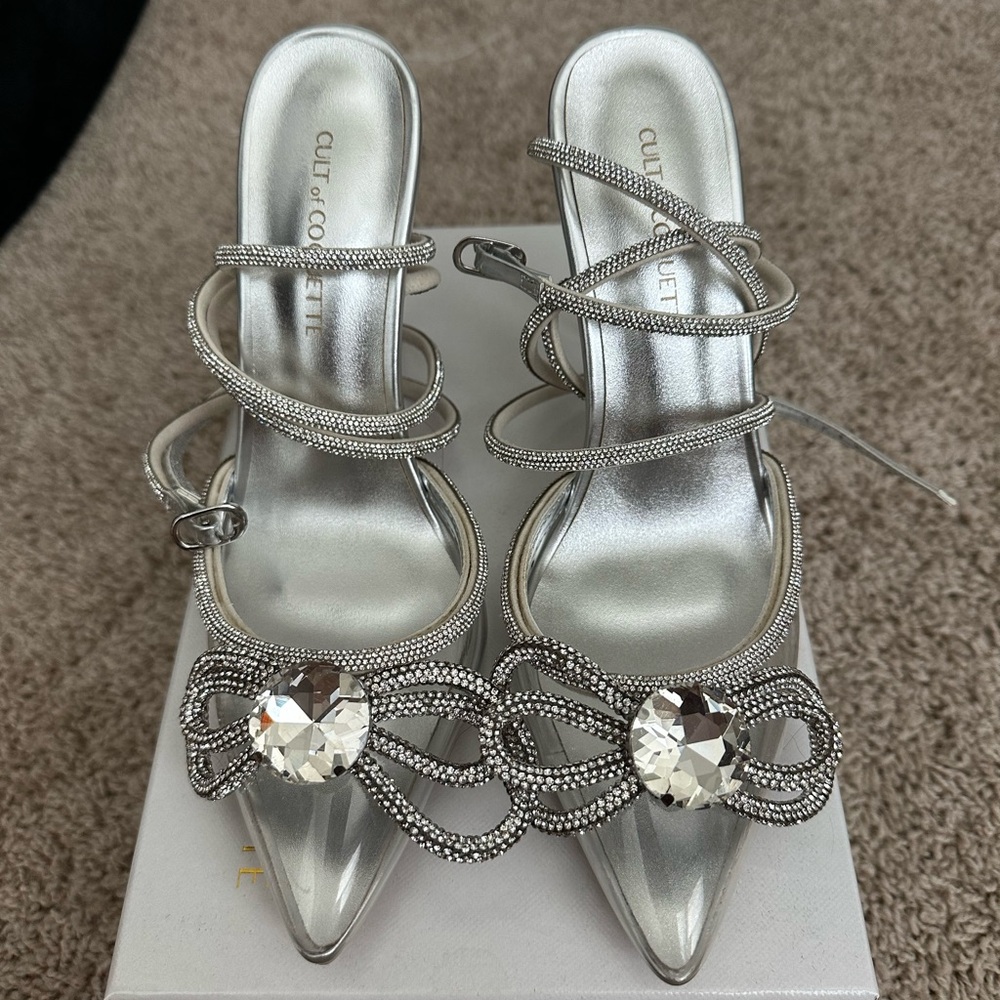 Silver Women's Heels